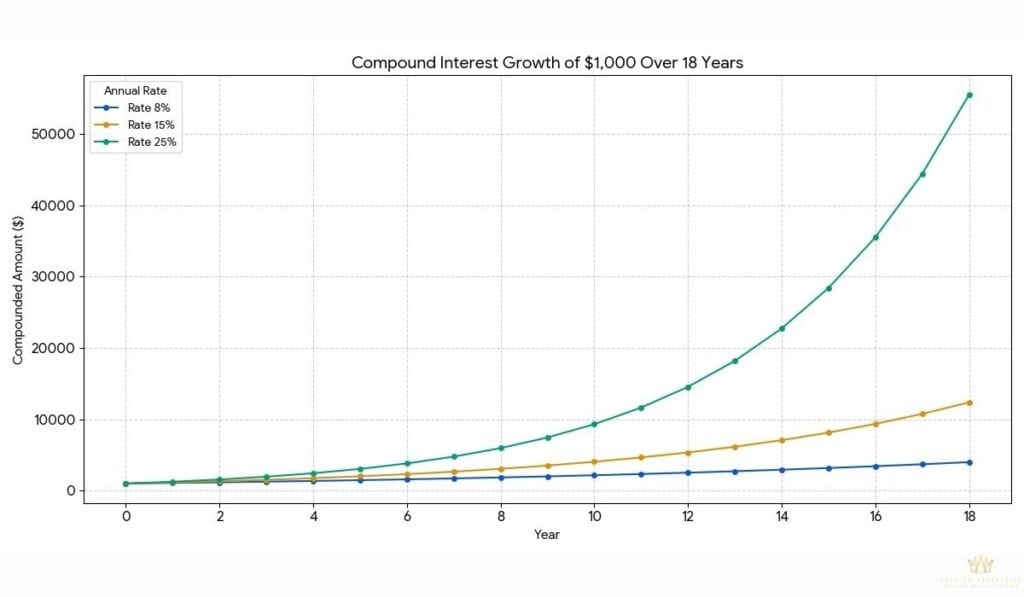 The Power of Compound Growth: Visual Breakdown of Trump Accounts Over 18 Years