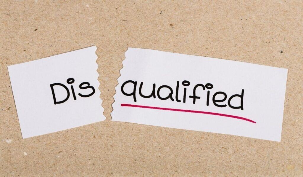 Who Are Disqualified Persons?